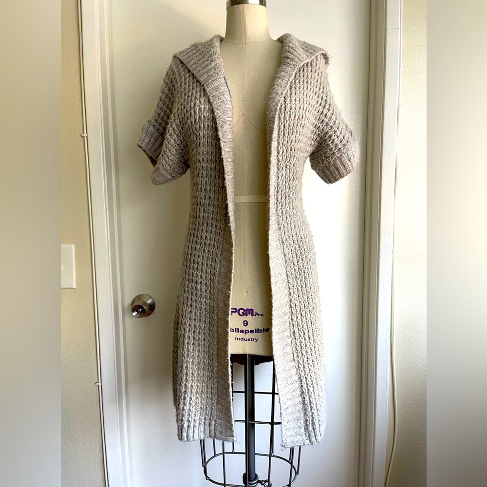 American Rag sweater vest Hooded Cardigan / Lt. Grey / Size M